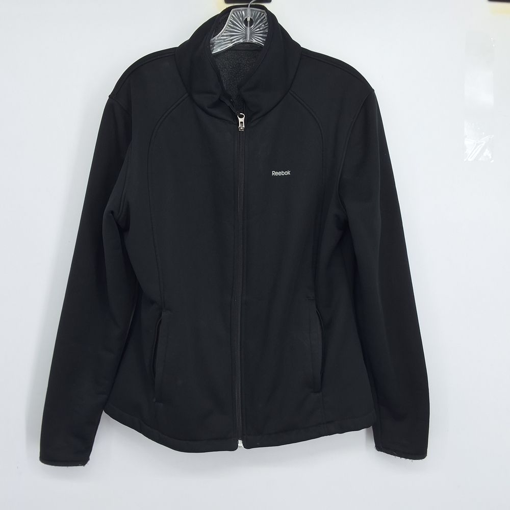 Reebok Women's Medium Utility Fleece Lined Jacket in Black